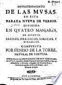 Entretenimiento de las Musas, en esta baraxa nueva de versos