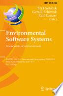 Environmental Software Systems. Frameworks of eEnvironment
