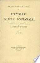Epistolari - M. Mila i Fontanals