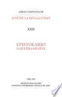 Epistolario: Saavedra-Swayne