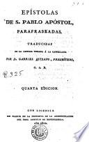 Epístolas de S. Pablo Apóstol parafraseadas