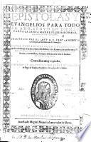 Epistolas y euangelios para todo el año
