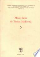 Es continuación de: Miscelánea de textos medievales