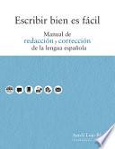 Escribir bien es fácil