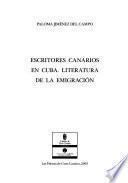 Escritores canarios en Cuba