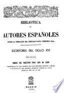 Escritores del siglo XVI ...