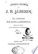 Escritos póstumos de J. B. Alberdi