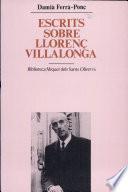 Escrits sobre Llorenç Villalonga