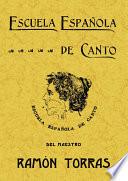Escuela española de canto