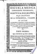 Escuela medica convincente triumphante, sceptica dogmatica, hija legitima de la experiencia, y razon
