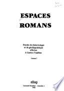 Espaces romans