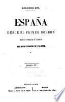 España desde el primer Borbon hasta la revolución de setiembre