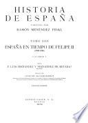España en tiempo de Felipe II