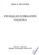 Espanjalais-suomalainen sanakirja