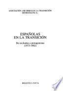 Españolas en la transición