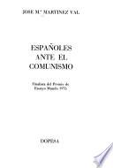 Españoles ante el comunismo