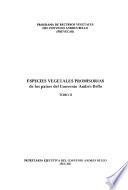 Especies vegetales promisorias de los países del Convenio Andrés Bello