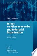 Essays on Microeconomics and Industrial Organisation