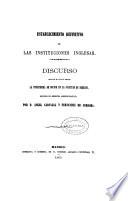 Establecimiento definitivo de las instituciones inglesas