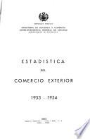 Estadística del comercio exterior
