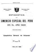 Estadística del comercio exterior