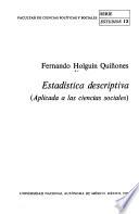 Estadística descriptiva (aplicada a las ciencias sociales).
