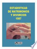 Estadísticas de matrimonios y divorcios 1997