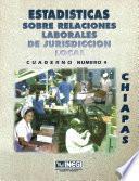 Estadísticas sobre relaciones laborales de jurisdicción local. Chiapas. Cuaderno número 4