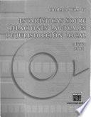 Estadísticas sobre relaciones laborales de jurisdicción local