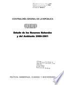 Estado de los recursos naturales y del ambiente