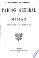 Estado del padrón general de minas