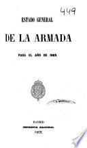 Estado General de la Armada para el año...