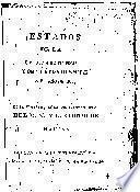 Estados de la Oblacion de Filipinas Correpsondiente a el ano de 1818