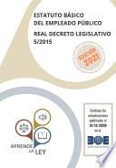 Estatuto BÁsico Del Empleado PÚblico Real Decreto Legislativo 5/2015