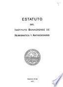 Estatuto del Instituto Bonaerense de Numismática y Antigüedades