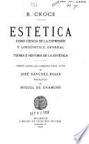 Estética como ciencia de la expresión y lingüística general