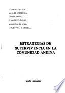 Estrategias de supervivencia en la comunidad andina