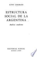 Estructura social de la Argentina