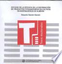 Estudio de la eficacia de la distribución de productos fitosanitarios en cultivos en invernaderos de Almería