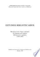 Estudios bibliotecarios