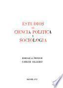 Estudios de ciencia política y sociologia