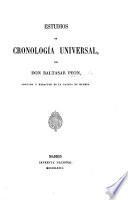 Estudios de cronología universal