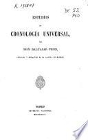 Estudios de cronología universal