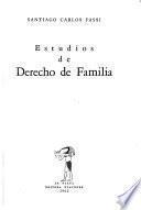 Estudios de derecho de familia