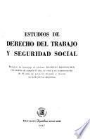 Estudios de derecho del trabajo y seguridad social