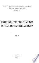 Estudios de Edad Media de la Corona de Aragón