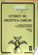 Estudios de Lingüística Chibcha