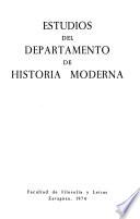 Estudios del Departamento de Historia Moderna
