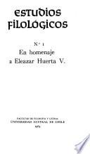 Estudios filológicos