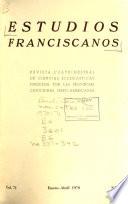 Estudios franciscanos